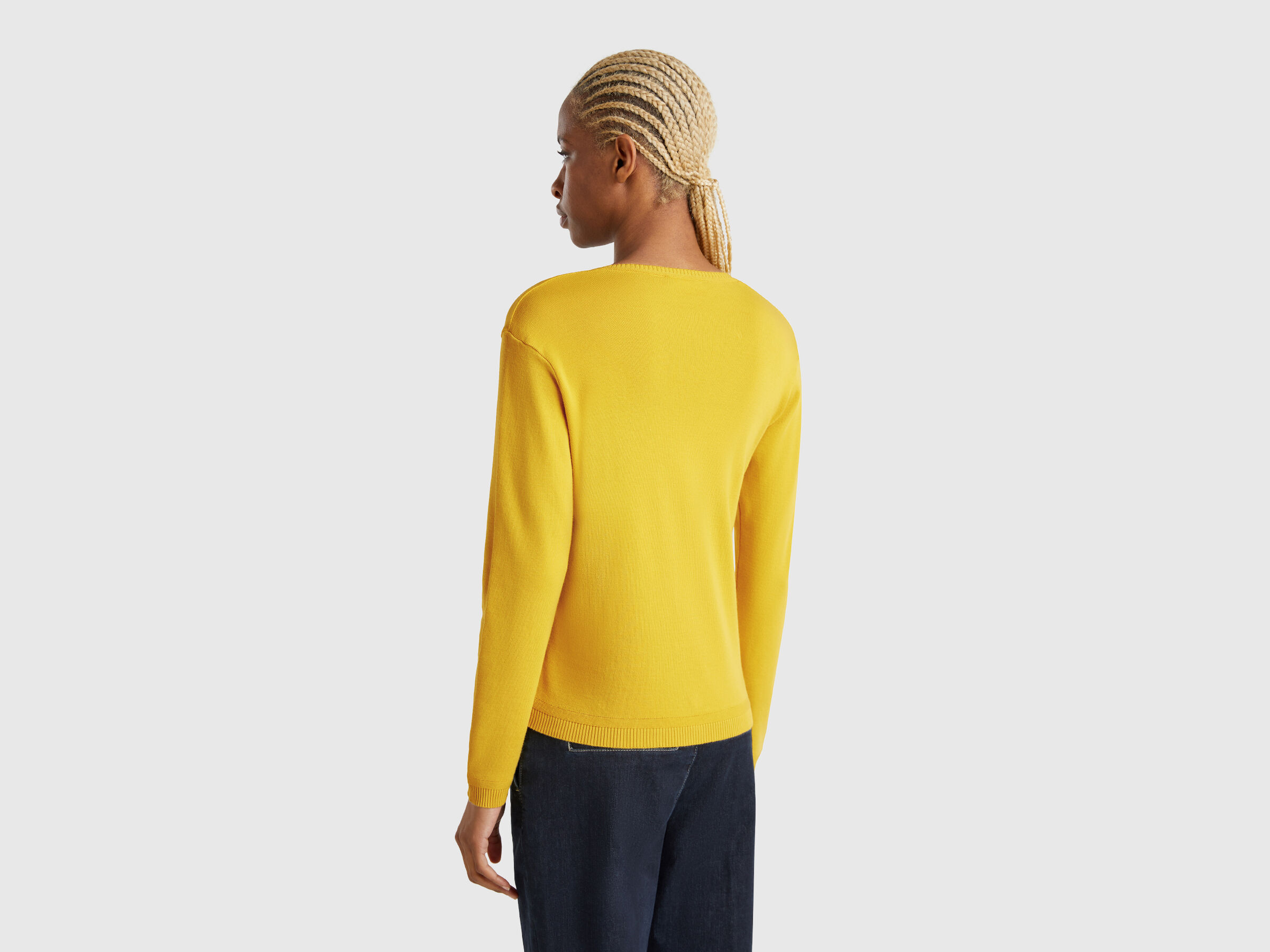 V NECK SWEATER L/S Women image number 1