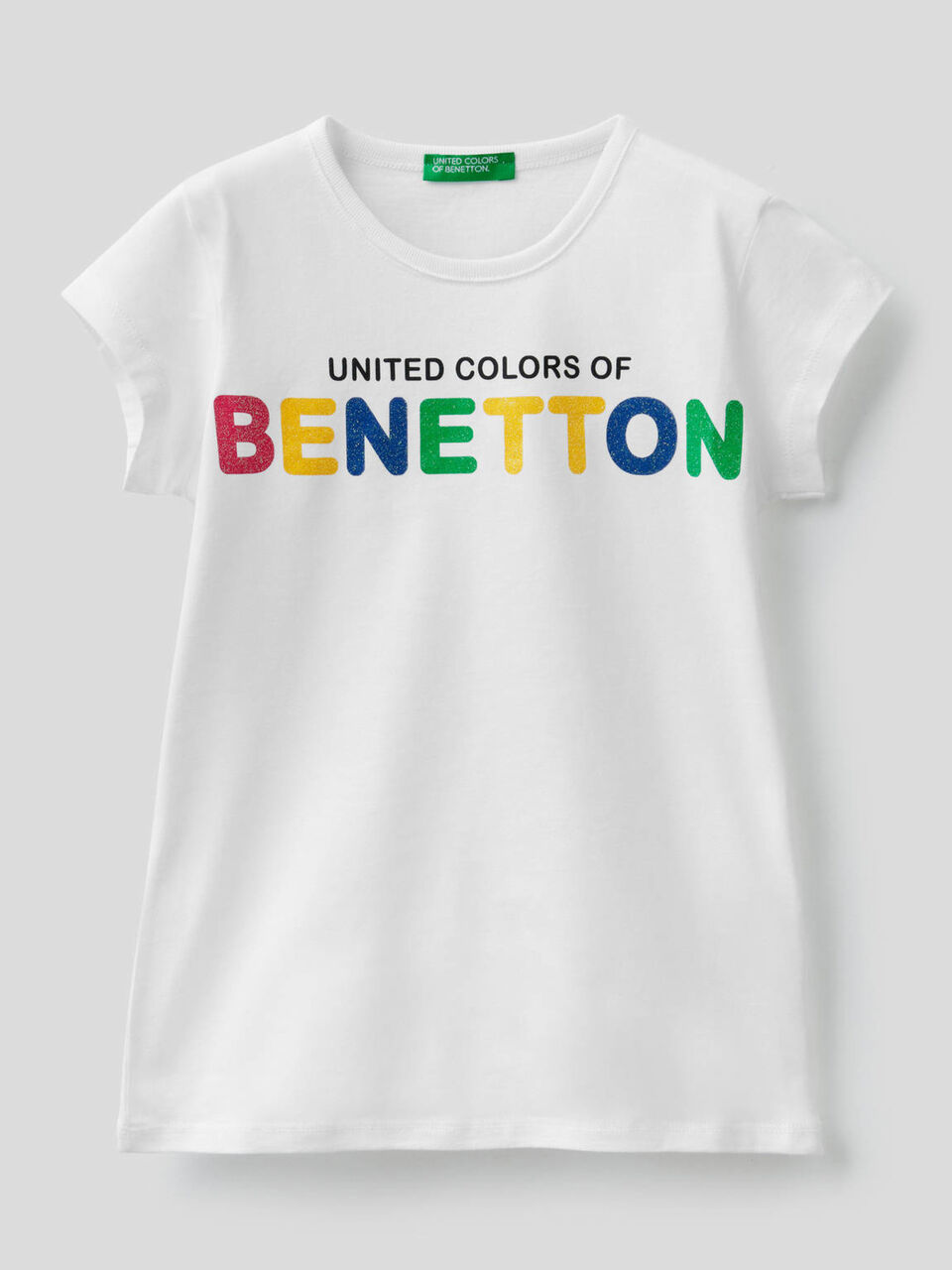 Pure cotton t-shirt with print image number 1