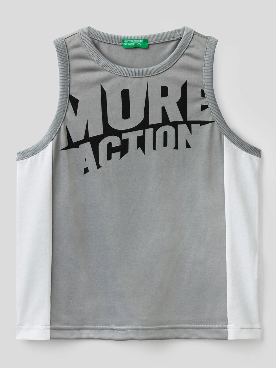 Tank top with clashing side bands image number 1