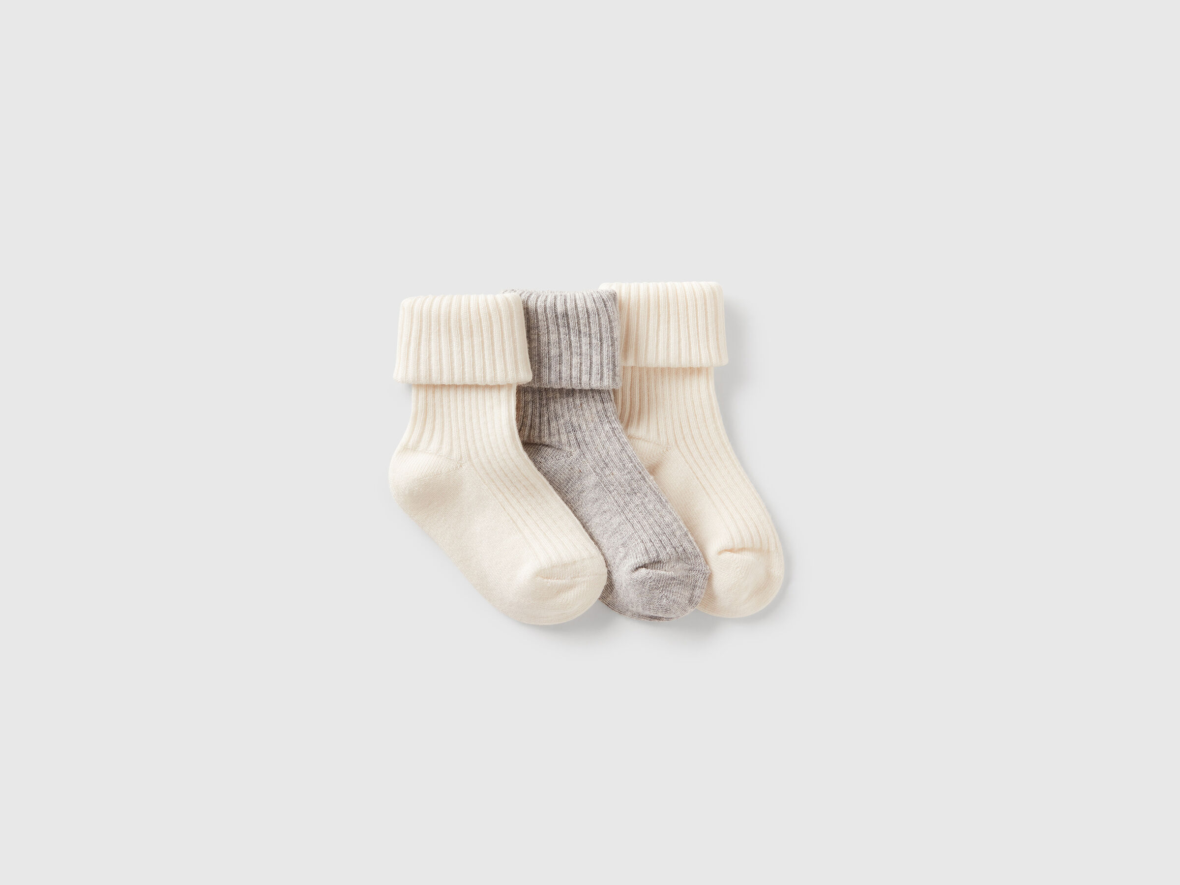 KNITTED SOCKS 3 PAIR New Born (0-18 months) image number 0