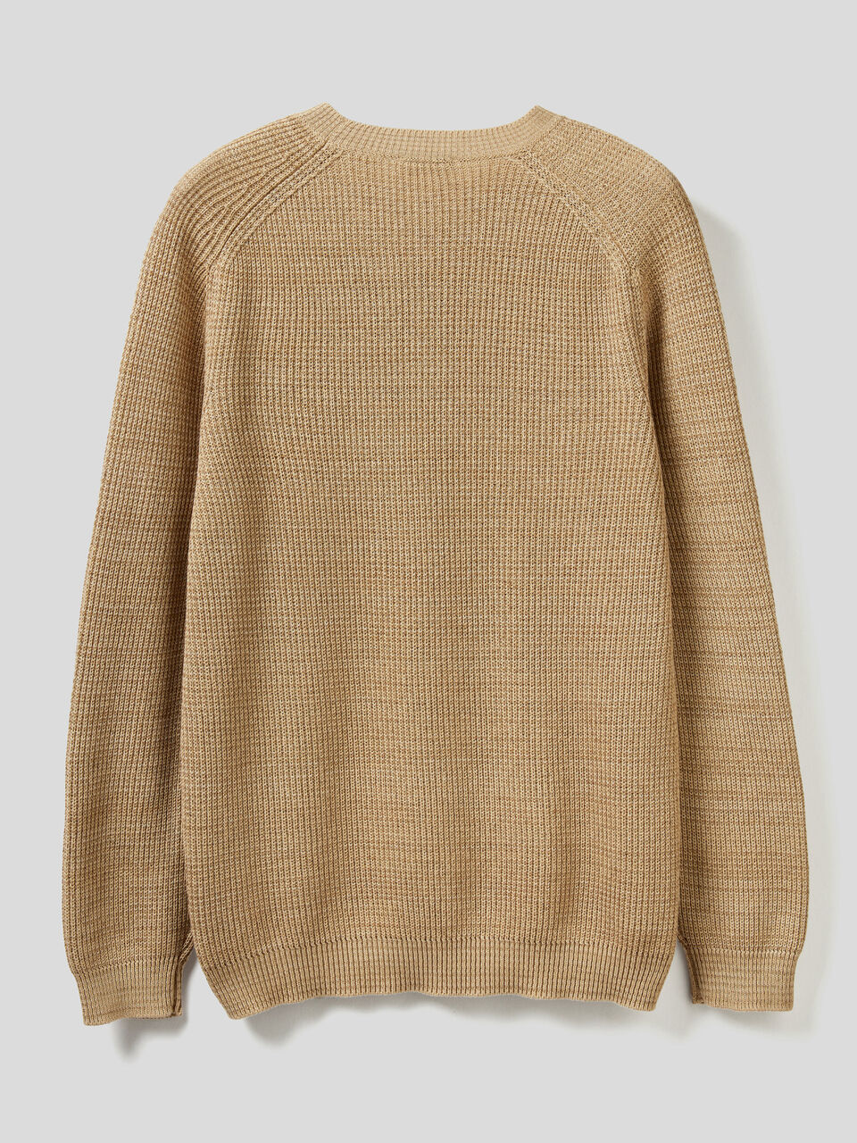 Crew neck sweater in pure cotton image number 2