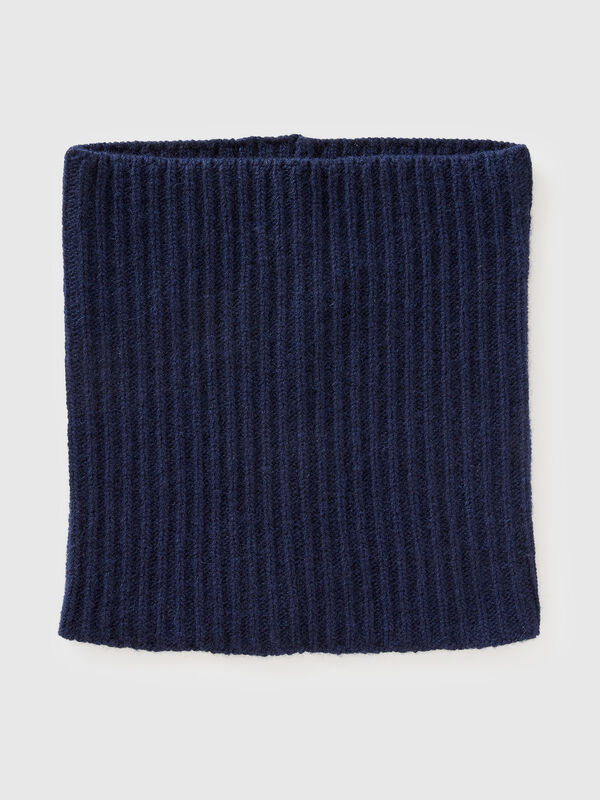 Wool blend neck warmer Women
