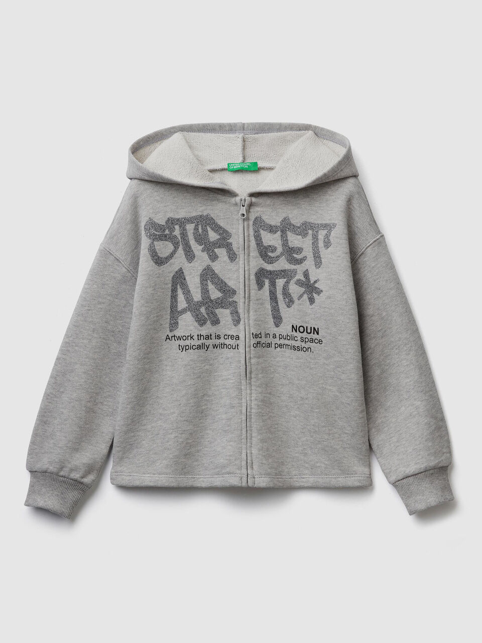 Hoodie with glitter image number 1