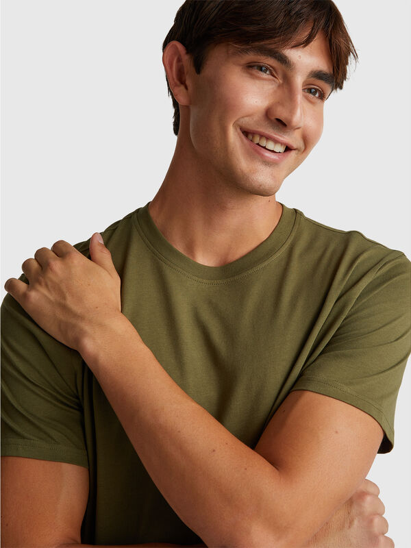 Long fiber cotton t-shirt Men