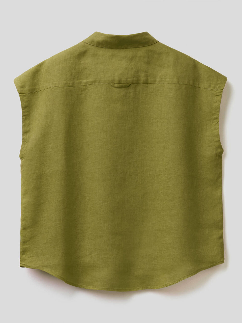 100% linen short sleeve shirt image number 2