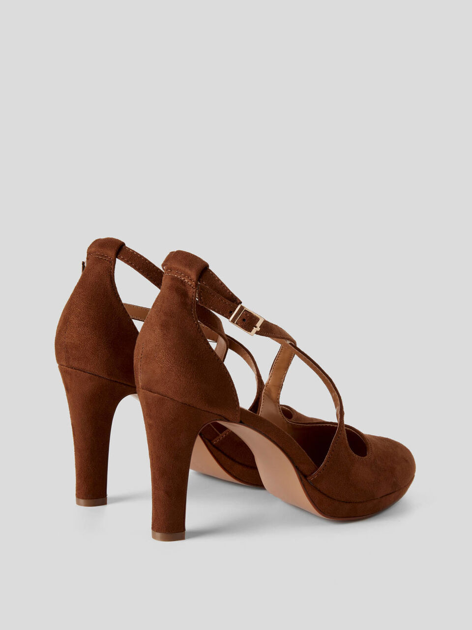 Sandals with heel and platform image number 2